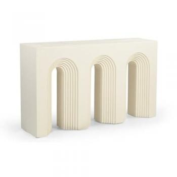 Consola Home ESPRIT Blanco Madera de mango 150 x 35 x 87 cm