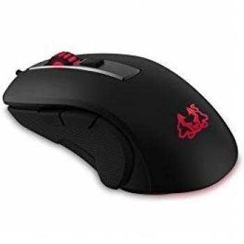 Asus Cerberus Fortus - Ratón gaming con base en aleación de magnesio, interruptores Omron, iluminación RGB LED personalizable, botón DPI, laterales texturizados y cable con recubrimiento trenzado