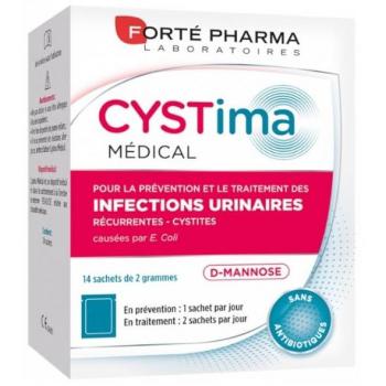 Forte Pharma Cystima Medical D-Manosa 14 Sobres para Infecciones Urinarias
