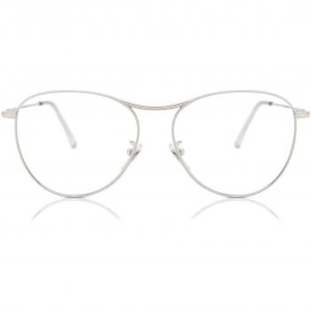 Retrosuperfuture NUMERO 60 F9J Gafas Recetadas para Hombre Plateadas con armazones y lentes recetados de color plateado
