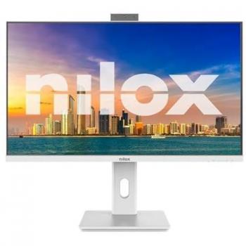 Monitor Nilox 24 FHD IPS Blanco con Webcam y Altavoces Integrados 120Hz