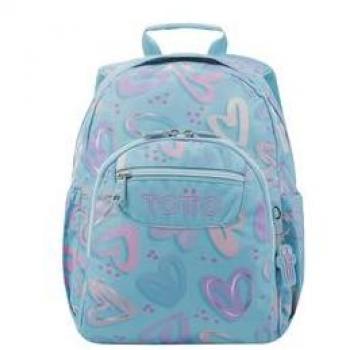 Mochila escolar TOTTO corazones pintados Gommas-6JT