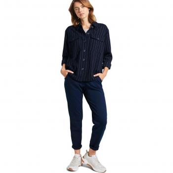 Tom Tailor - Pantalón recto de mujer relaxed con cintura elástica