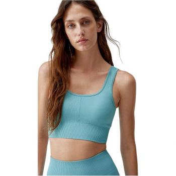 Top de mujer Idara Born Living Yoga azul claro - L
