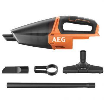 Aspirador de Mano AEG 18V - Potente Succión 6.2Kpa, Flujo de Aire 1.132 L/min, Capacidad 860ml, Incluye Dispositivo de Suelo y Vara de Ext