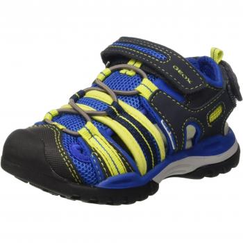 Geox J Borealis BOY C, Sandalias Punta Cerrada para Niños, Azul
