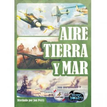 Aire, Tierra y Mar - Juego de Mesa en Español (Juego de mesa, incluye cartas, tableros temáticos de aire, tierra y mar, mecánica de juego estratégica para 2-6 jugadores, recomendado para mayores de 8