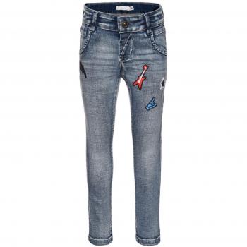 NAME IT Artin Slim/slim Dnm Pant M Mini, turquesa