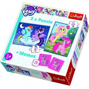 Puzzle 2 en 1 My Little Pony - 30 piezas + Memo - Trefl