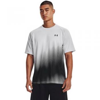 Camiseta Under Armour Tech Fade para Hombre - Color Gris - Talla XL - Tejido Jersey de algodón