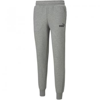 Pantalón Largo Puma Essentials Logo para Hombre en Color Gris