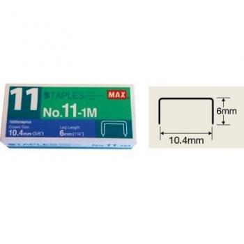 Grapas Max 11-1M (35 hojas) Caja de 1000 unidades