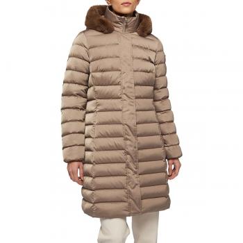 Plumífero largo de mujer con capucha - Geox W Bettanie