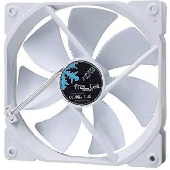 Fractal Design Dynamic X2 GP-14 Ventilador de computadora - Optimizado para una Alta ventilación – 140 mm – 1000RPM – FDB-Rodamientos - Puntales con Forma aerodinámica – 12v - Blanco Edition