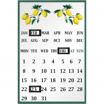 Premier Housewares Calendario, limón
