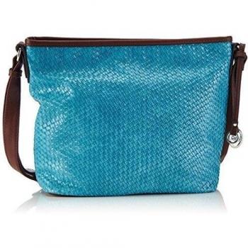 Gabor INGA - Bolsa de la compra de material sintético mujer, color verde, talla 34x25x13 cm