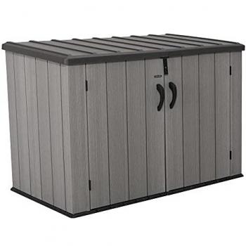 Lifetime 6 Ft. x 3.5 Ft. High-Density Polyethylene Outdoor Storage Shed with Steel-Reinforced Construction Grey