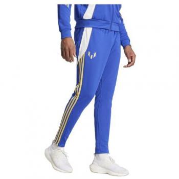 Adidas Pantalones Chándal Messi Azul con características de diseño exclusivo, tejido transpirable, corte cómodo, cintura elástica con cordón ajustable y detalles en color contrastante