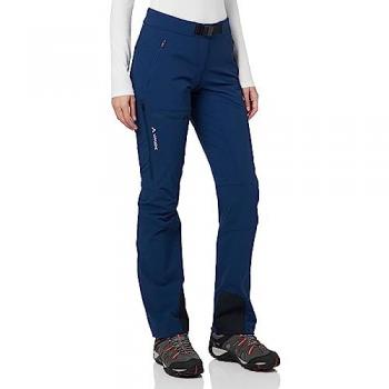 Pantalón Softshell para Mujer VAUDE Badile II - Azul - Talla 34