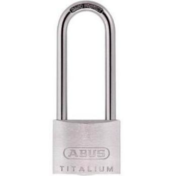 Abus 80TI/40HB40 - Candado Titalium Arco Nano Protect y Llave de 6 pitones 40mm Arco Largo