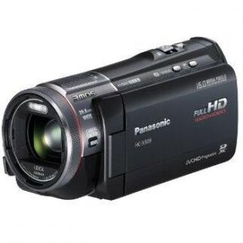 Cámara de video Panasonic HC-X909EG-K Full HD con pantalla de 8,8 cm, zoom óptico de 12x, sistema 3MOS Pro, objetivo Leica y opción 3D - Reacondicionada en excelente