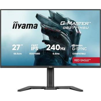 Monitor Gaming Iiyama G-Master Red Eagle 27 Full HD 240Hz Fast IPS G-SYNC USB Altavoces