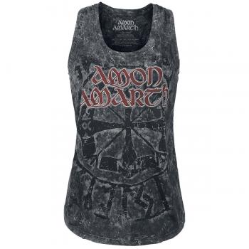 Amon Amarth Viking Circle Top Mujer Negro XL