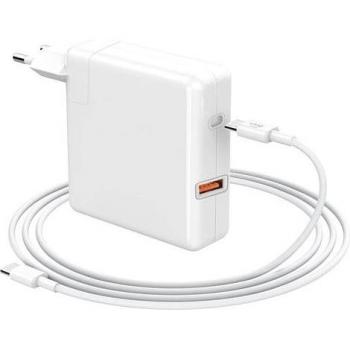 Cargador de Pared 108W con Puerto USB-C Power Delivery y Cable de 2m Blanco