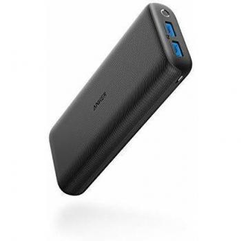 Anker PowerCore 20000 Redux, 20000 mAh Cargador portátil, batería externa de alta capacidad Puerto dual 4.8A Banco de bateria compacto de salida para iPhone, Samsung Galaxy y más