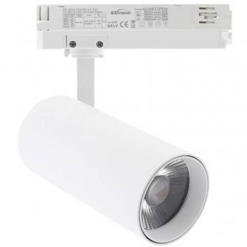 Foco carril trifásico Samos 40W-26W blanco 24º-60º UGR13 CCT 3000-4000-6000K