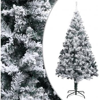 Árbol de Navidad Artificial Verde Nieve Flocado 400 cm