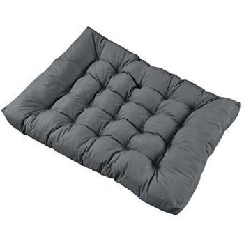 Cojín de Asiento Acolchado para Sofá Palé Euro [Gris Claro] - In/Outdoor, Válido para Exteriores