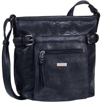 Tom Tailor Acc JUNA - Bolso de mano de material sintético mujer, color negro, talla 27x26x11 cm