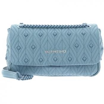 Valentino Joia Quilted Flap Shoulder Bag 24 cm - Light Blue Crossbody Handbag with Stud Details