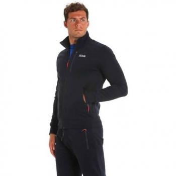 Slam Sudadera Con Cremallera Deck Zip Sweat, Suéteres Deck FZ Sweater, Color: Dark Navy, Talla: S