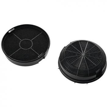 Filtro de carbón tipo 47 para campana extractora Electrolux - Absorbe olores - Medidas 17 x 17 x 11 cm - Pack de 2