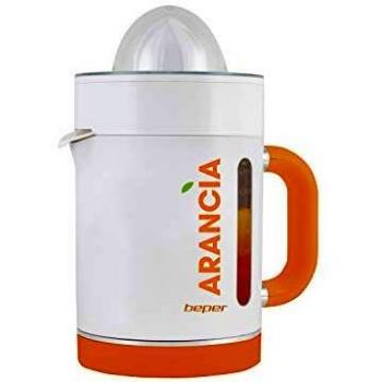 Beper 90.307 Exprimidor de zumos, 40 W, Blanco Y Naranja