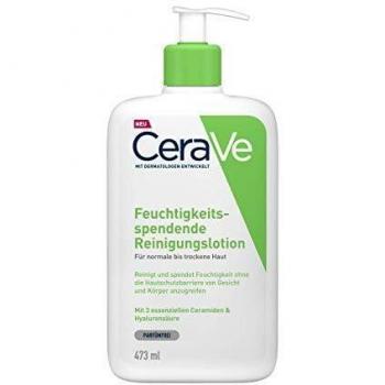 CeraVe Hydrating Cleanser for Normal to Dry Skin 473ml with Hyaluronic Acid & 3 Essential Ceramides