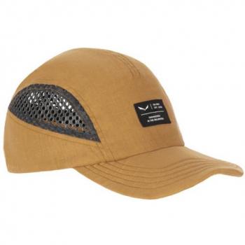 Gorra Salewa GORRA HEMP FLEX 5 PANELES (marrón dorado)