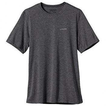 Patagonia S/S Nine Trails Camiseta, Hombre, Negro, S