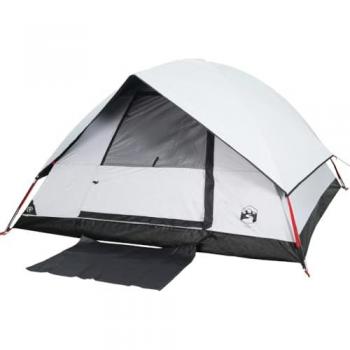 Tienda de campaña iglú 4 personas tela opaca impermeable blanca
