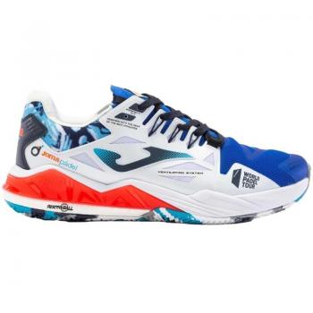 Zapatillas de pádel para hombre Joma T Spin 2304P Royal Blanco Transpirable Multicolor