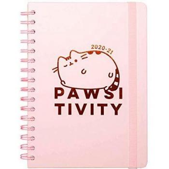 Grupo Erik - Agenda escolar 2020/2021 A5 Semana vista Pusheen, 12 meses