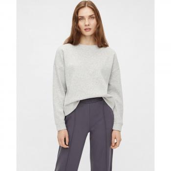 Sudadera de mujer de manga larga Pieces Chilli Gris