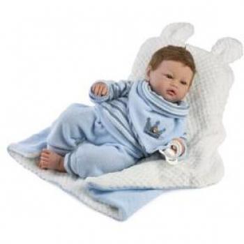 Muñeca Bebé Brenda con Sonidos 46 cm y Bebé Reborn Iñaki 46 cm