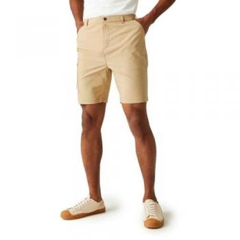 Regatta Men's Durable Dalry Multi Pocket Shorts Oat, Size: 33 - Sale
