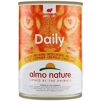 Almo Nature Daily Adult Cat Complete Grain Free Wet Food with Chicken -