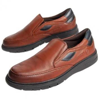 Mocasín de Piel para Hombre Purapiel Confortable Modelo Confore2 Talla 45