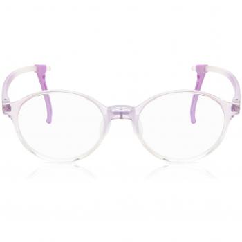 Round Full Rim TR90 Kids' Prescription Glasses Purple - Blue Light Blocking - Size 45 - SmartBuy Kids