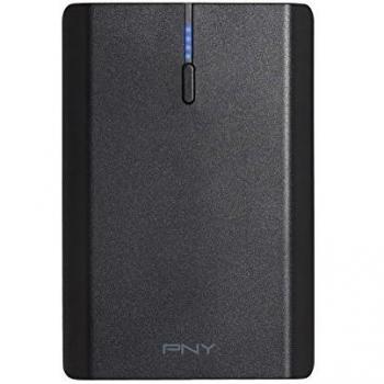 PNY T10400 - Batería externa recargable de 10400 mAh para smartphones, color negro